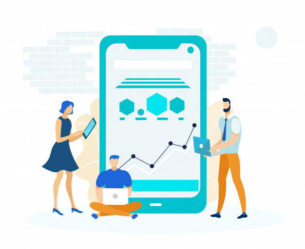 Business App Illustration